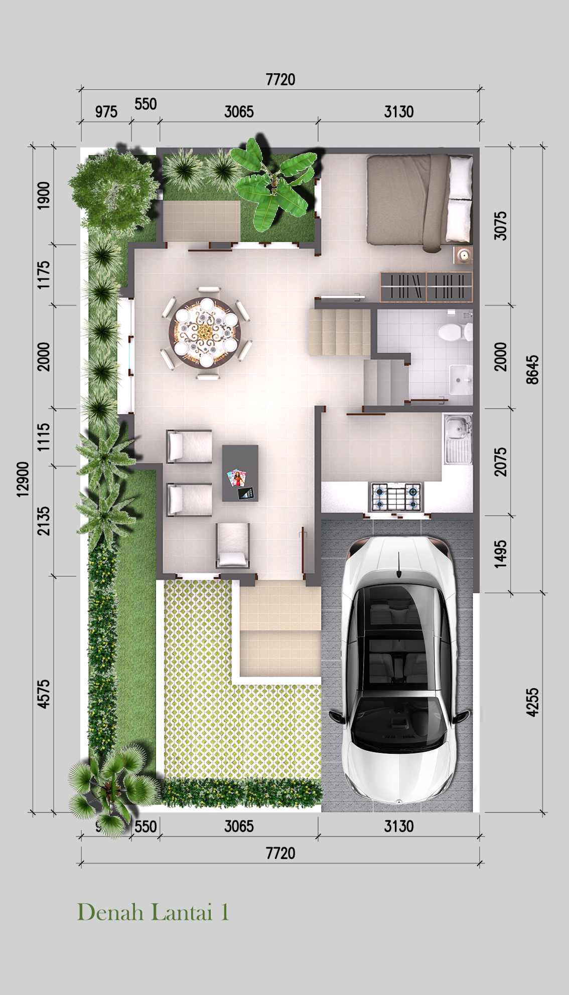 Denah Brosur Jasa Desain Rumah Jasa 3d Render